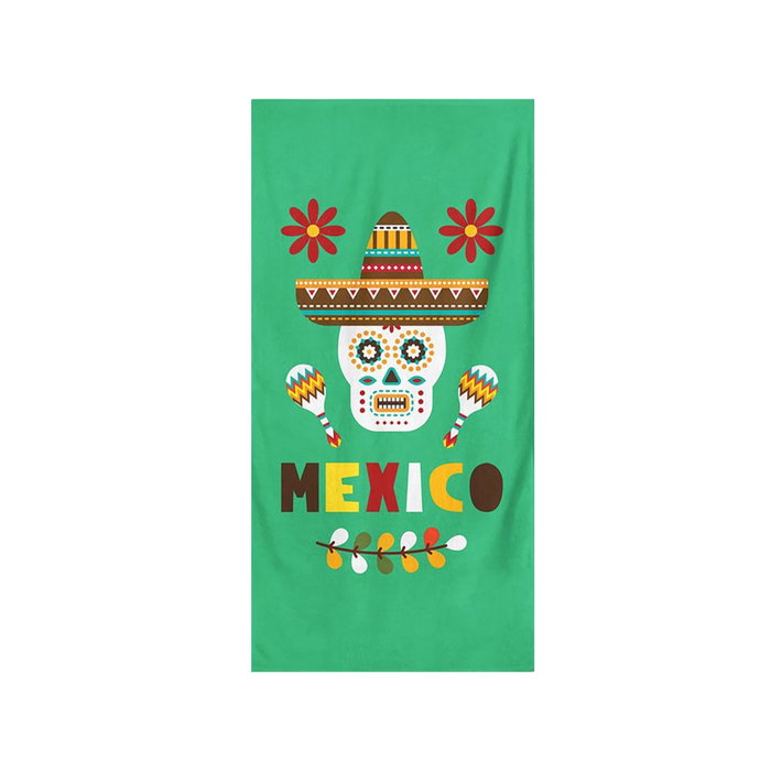 Mijölnir Viva Mexico Toalla de Playa Verde Mijölnir Viva Mexico Toalla de Playa Verde